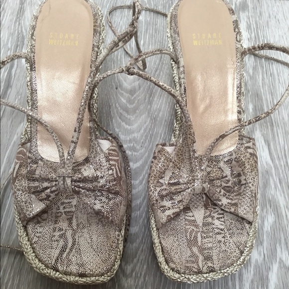 Stuart Weitzman Beige Wedges - Picture 6 of 13